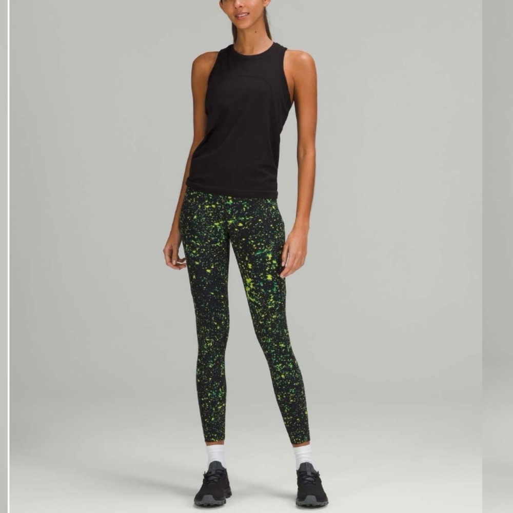 Lululemon Fast & Free High-Rise Tight 25” Nulux Sparks Fly Multi Leggings